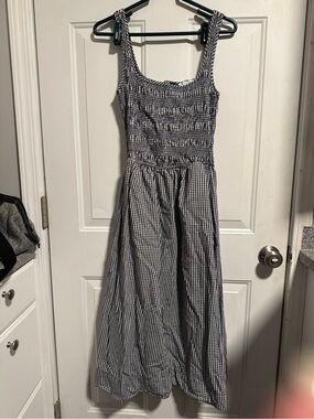 Blue and White Gingham Sundress